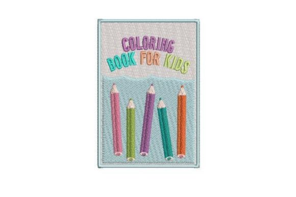 Coloring Book Cover: An Embroidery Design Review