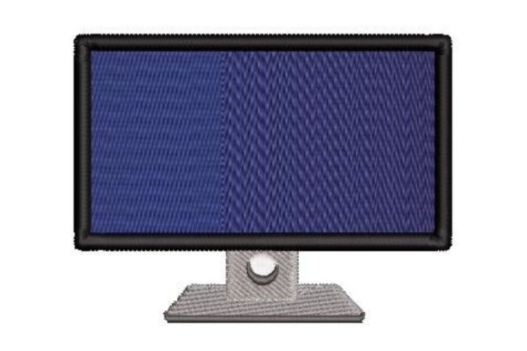 Computer Monitor Mockup: Retro Embroidery Review