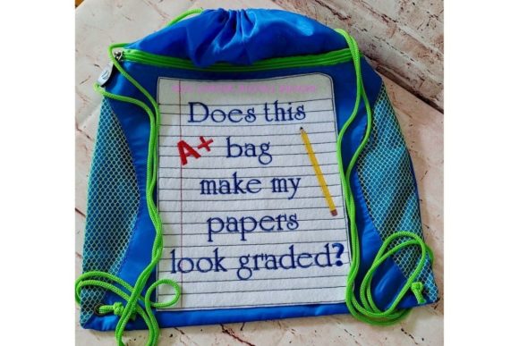 Does This Bag: Embroidery Design Review