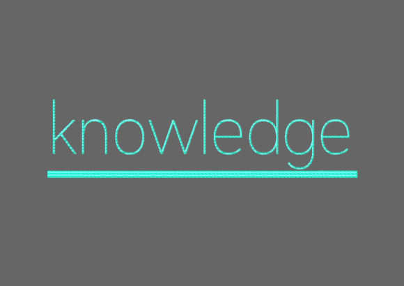 Knowledge Embroidery Design: A Practical Review
