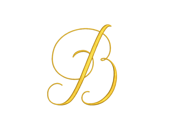 Letter B Design: A Fresh, Stylish Embroidery Choice