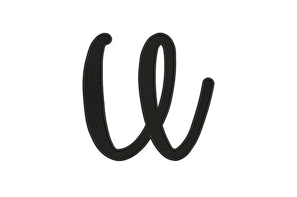 Lower Case Alphabet U: A Designer’s Stitch Test