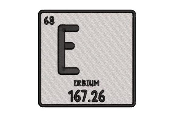 Periodic Table Alphabet E: Erbium Embroidery Review