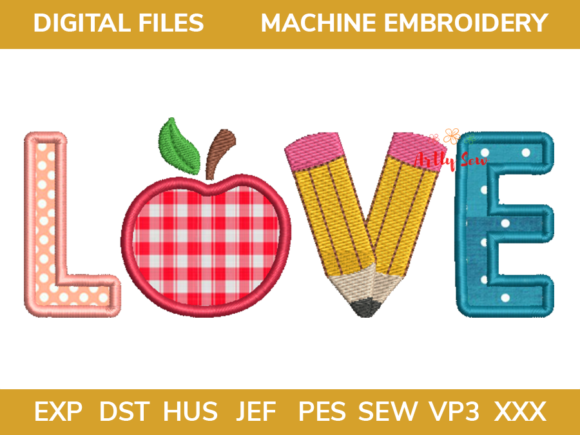 Review: Applique Back to School Love