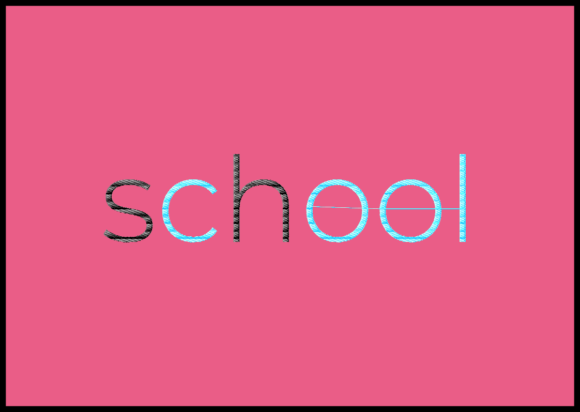 School Letters: A Versatile Embroidery Design