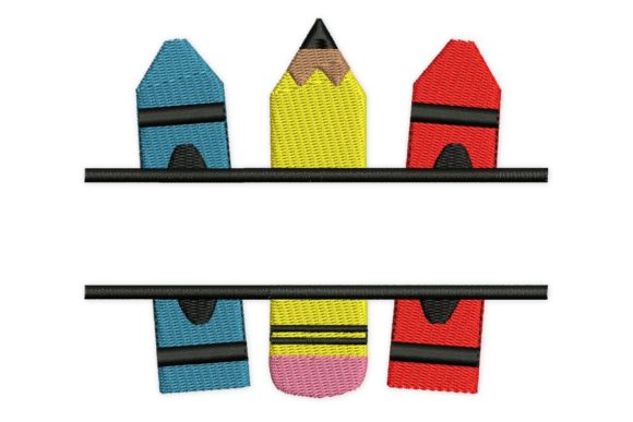Split Crayons Pencils Frame: An Embroidery Review